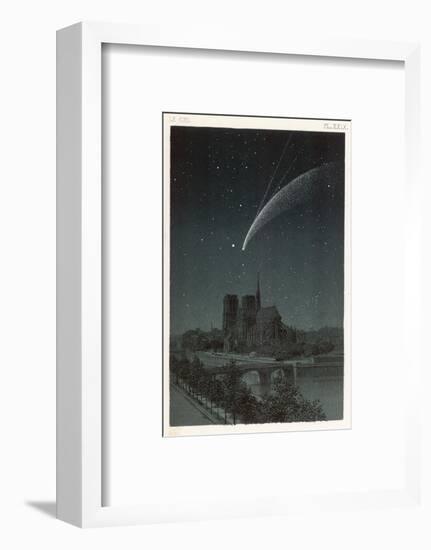 Donati's Comet Observed Over Paris-null-Framed Photographic Print