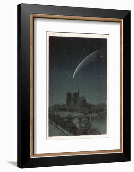 Donati's Comet Observed Over Paris-null-Framed Photographic Print