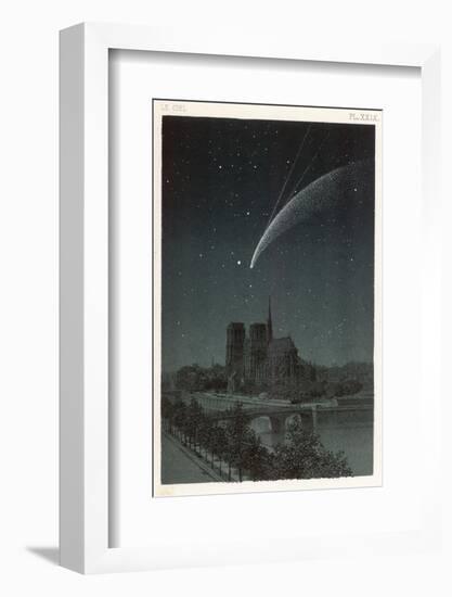 Donati's Comet Observed Over Paris-null-Framed Photographic Print