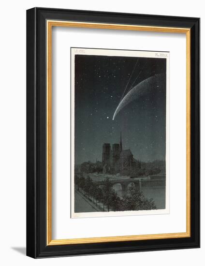 Donati's Comet Observed Over Paris-null-Framed Photographic Print