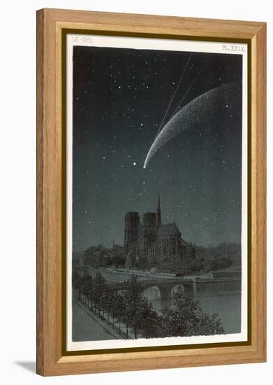 Donati's Comet Observed Over Paris-null-Framed Premier Image Canvas