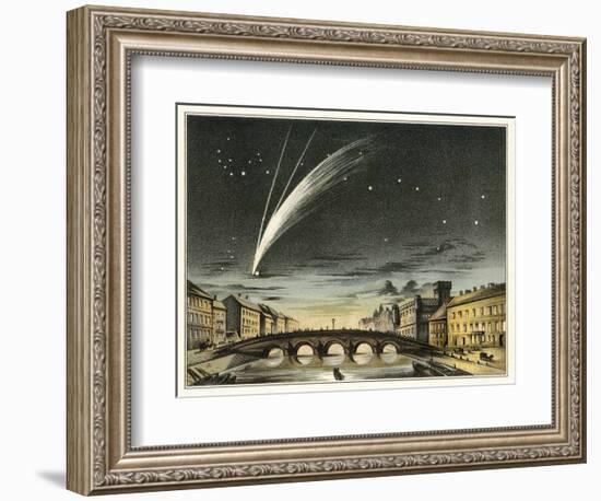 Donati's Comet of 1858, Artwork-Detlev Van Ravenswaay-Framed Photographic Print