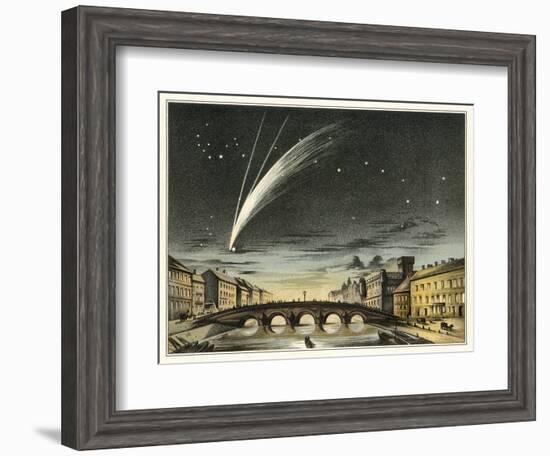 Donati's Comet of 1858, Artwork-Detlev Van Ravenswaay-Framed Photographic Print