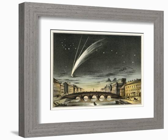 Donati's Comet of 1858, Artwork-Detlev Van Ravenswaay-Framed Photographic Print