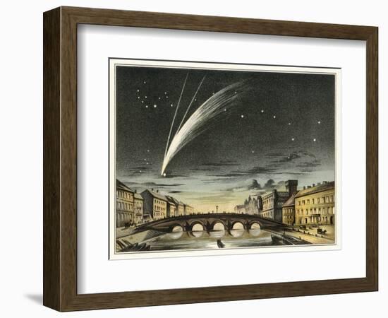 Donati's Comet of 1858, Artwork-Detlev Van Ravenswaay-Framed Photographic Print