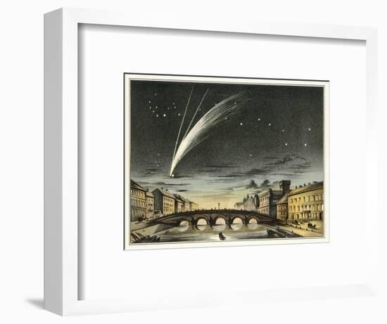 Donati's Comet of 1858, Artwork-Detlev Van Ravenswaay-Framed Photographic Print