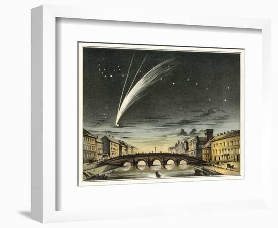 Donati's Comet of 1858, Artwork-Detlev Van Ravenswaay-Framed Photographic Print