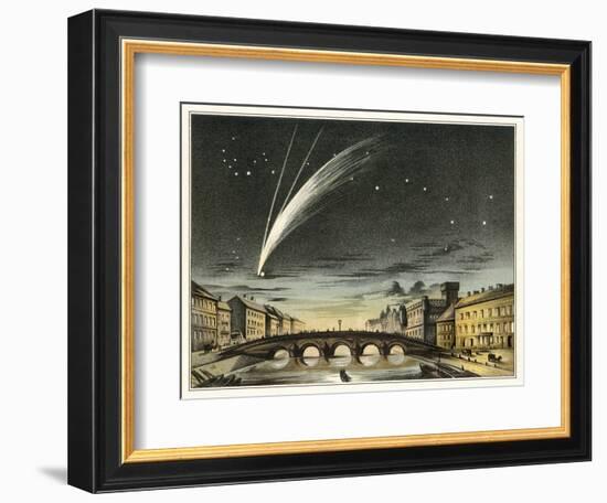 Donati's Comet of 1858, Artwork-Detlev Van Ravenswaay-Framed Photographic Print