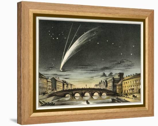 Donati's Comet of 1858, Artwork-Detlev Van Ravenswaay-Framed Premier Image Canvas