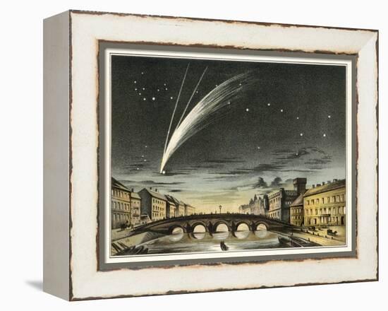 Donati's Comet of 1858, Artwork-Detlev Van Ravenswaay-Framed Premier Image Canvas