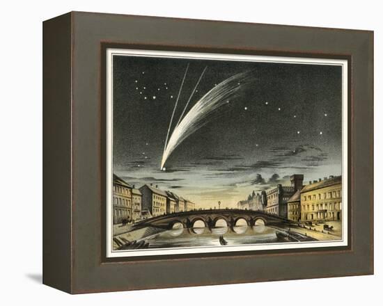 Donati's Comet of 1858, Artwork-Detlev Van Ravenswaay-Framed Premier Image Canvas