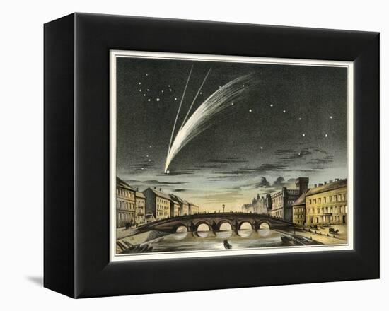 Donati's Comet of 1858, Artwork-Detlev Van Ravenswaay-Framed Premier Image Canvas