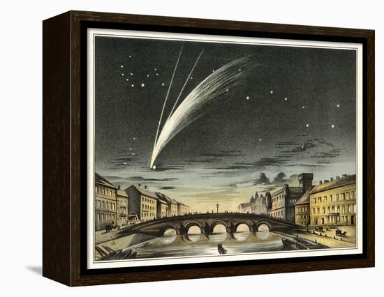 Donati's Comet of 1858, Artwork-Detlev Van Ravenswaay-Framed Premier Image Canvas