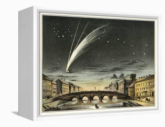 Donati's Comet of 1858, Artwork-Detlev Van Ravenswaay-Framed Premier Image Canvas
