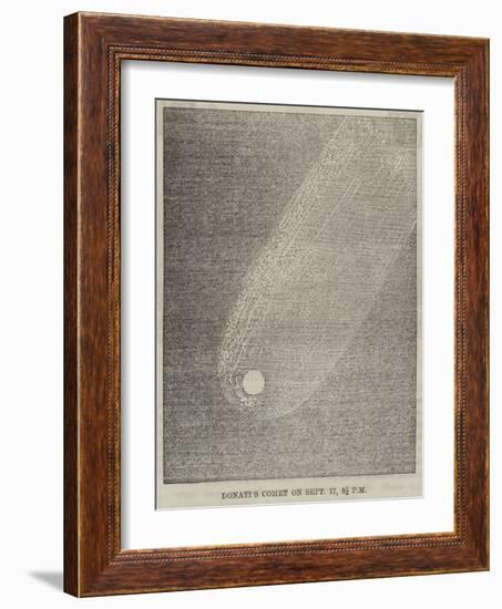 Donati's Comet on 17 September, 8 1/2 PM-null-Framed Giclee Print