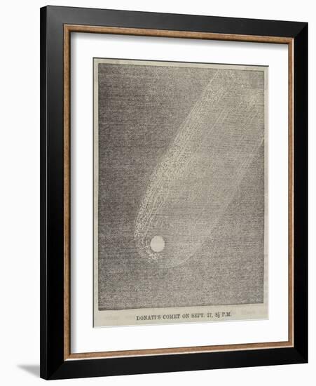 Donati's Comet on 17 September, 8 1/2 PM-null-Framed Giclee Print