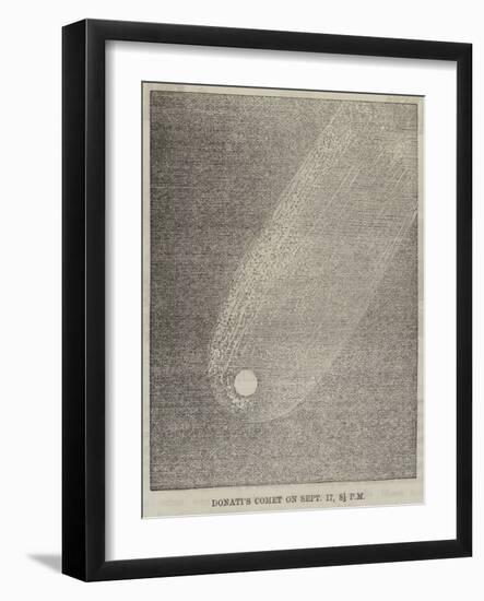 Donati's Comet on 17 September, 8 1/2 PM-null-Framed Giclee Print