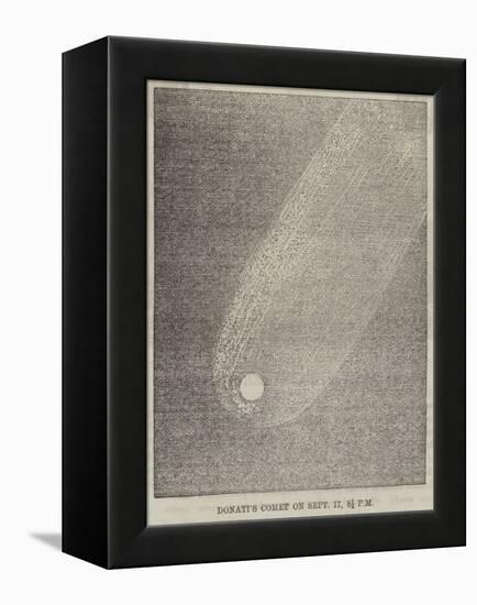 Donati's Comet on 17 September, 8 1/2 PM-null-Framed Premier Image Canvas