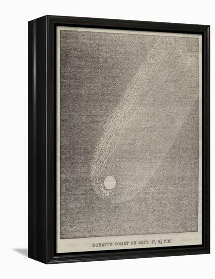 Donati's Comet on 17 September, 8 1/2 PM-null-Framed Premier Image Canvas