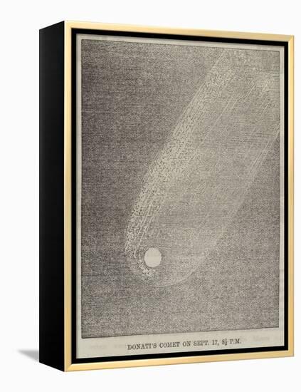 Donati's Comet on 17 September, 8 1/2 PM-null-Framed Premier Image Canvas