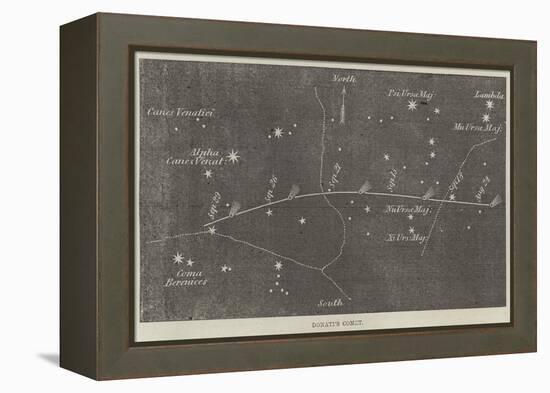 Donati's Comet-null-Framed Premier Image Canvas