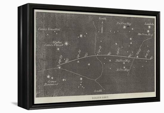 Donati's Comet-null-Framed Premier Image Canvas