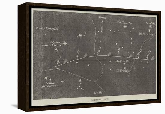 Donati's Comet-null-Framed Premier Image Canvas