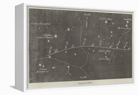 Donati's Comet-null-Framed Premier Image Canvas