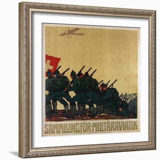 Donations to the Air Fleet, 1914-Eduard Renggli the Younger-Framed Giclee Print