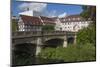 Donau Bridge, crossing the River Danube, Donauschingen (Donaueschingen), Black Forest, Baden-Wurtte-James Emmerson-Mounted Photographic Print