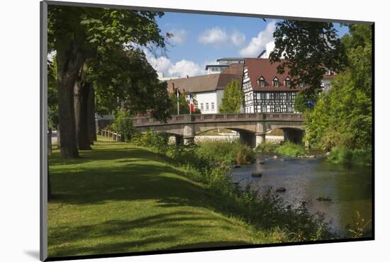 Donau Bridge, crossing the River Danube, Donauschingen (Donaueschingen), Black Forest, Baden-Wurtte-James Emmerson-Mounted Photographic Print