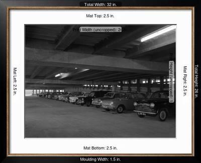 Doncaster North Bus Station Car Park South Yorkshire 1967