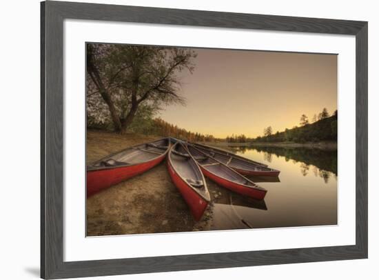 Done for the Day-Bob Larson-Framed Giclee Print