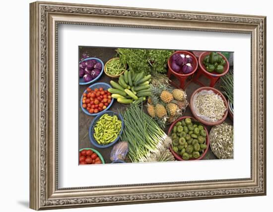 Dong Ba Market, Hue, Vietnam, Indochina, Southeast Asia, Asia-Bruno Morandi-Framed Photographic Print