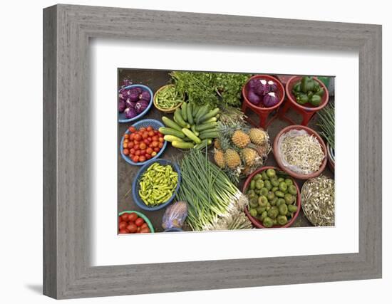 Dong Ba Market, Hue, Vietnam, Indochina, Southeast Asia, Asia-Bruno Morandi-Framed Photographic Print