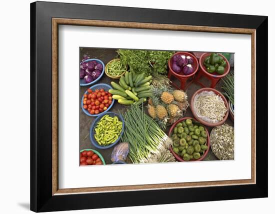 Dong Ba Market, Hue, Vietnam, Indochina, Southeast Asia, Asia-Bruno Morandi-Framed Photographic Print