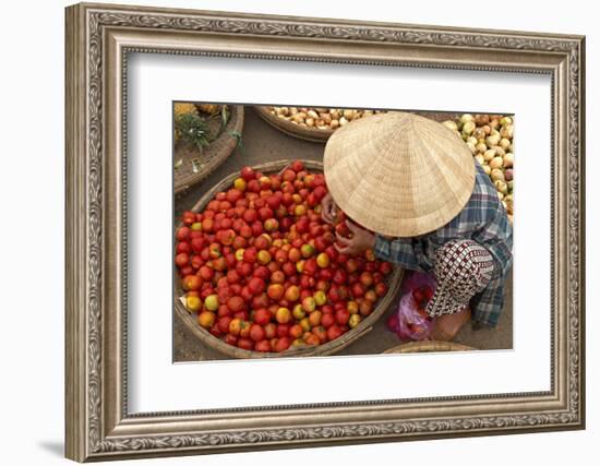 Dong Ba Market, Hue, Vietnam, Indochina, Southeast Asia, Asia-Bruno Morandi-Framed Photographic Print