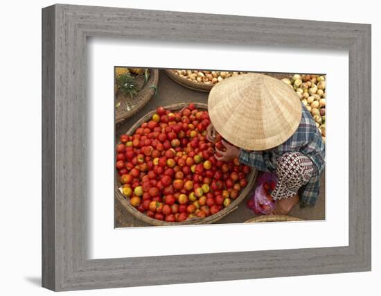 Dong Ba Market, Hue, Vietnam, Indochina, Southeast Asia, Asia-Bruno Morandi-Framed Photographic Print