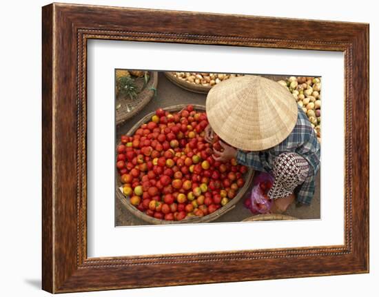 Dong Ba Market, Hue, Vietnam, Indochina, Southeast Asia, Asia-Bruno Morandi-Framed Photographic Print