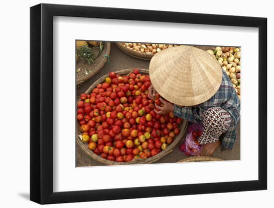 Dong Ba Market, Hue, Vietnam, Indochina, Southeast Asia, Asia-Bruno Morandi-Framed Photographic Print