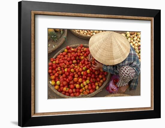 Dong Ba Market, Hue, Vietnam, Indochina, Southeast Asia, Asia-Bruno Morandi-Framed Photographic Print