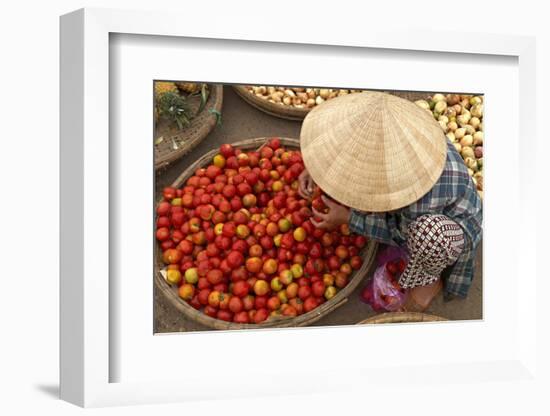 Dong Ba Market, Hue, Vietnam, Indochina, Southeast Asia, Asia-Bruno Morandi-Framed Photographic Print