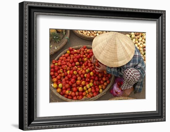 Dong Ba Market, Hue, Vietnam, Indochina, Southeast Asia, Asia-Bruno Morandi-Framed Photographic Print