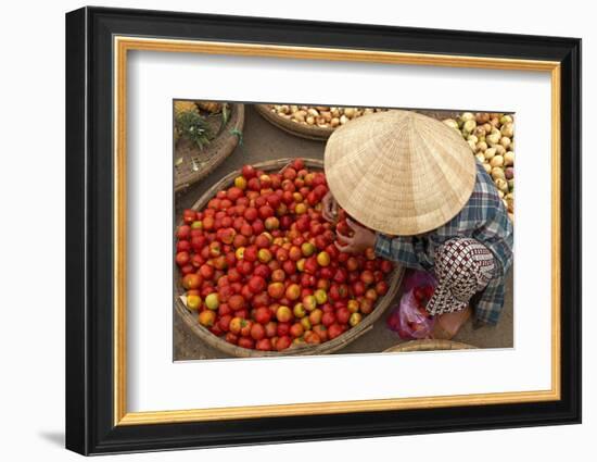 Dong Ba Market, Hue, Vietnam, Indochina, Southeast Asia, Asia-Bruno Morandi-Framed Photographic Print