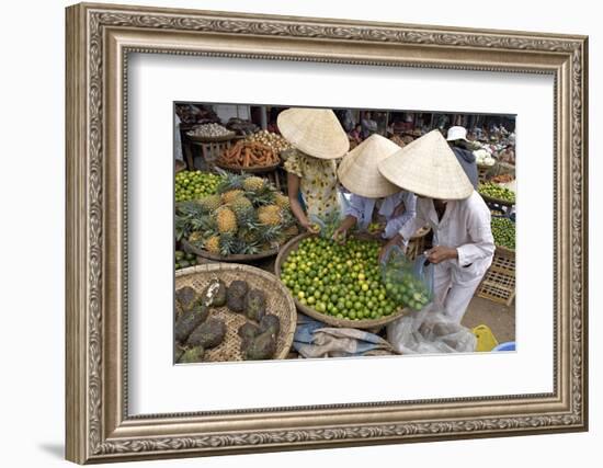 Dong Ba Market, Hue, Vietnam, Indochina, Southeast Asia, Asia-Bruno Morandi-Framed Photographic Print