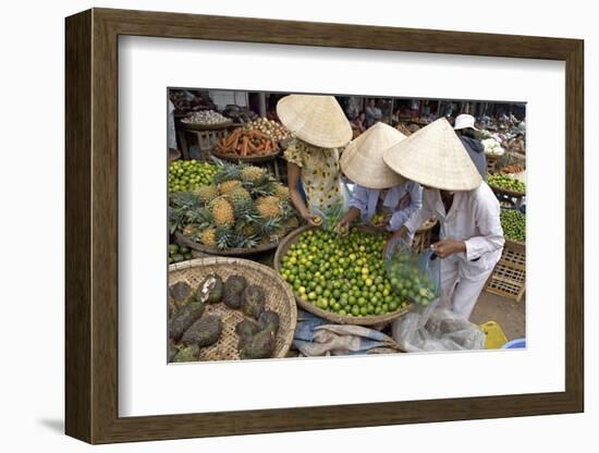 Dong Ba Market, Hue, Vietnam, Indochina, Southeast Asia, Asia-Bruno Morandi-Framed Photographic Print