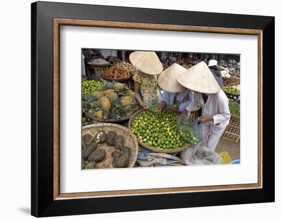 Dong Ba Market, Hue, Vietnam, Indochina, Southeast Asia, Asia-Bruno Morandi-Framed Photographic Print