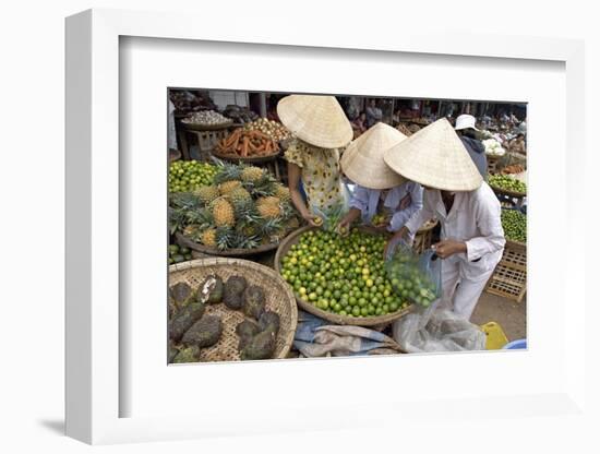 Dong Ba Market, Hue, Vietnam, Indochina, Southeast Asia, Asia-Bruno Morandi-Framed Photographic Print