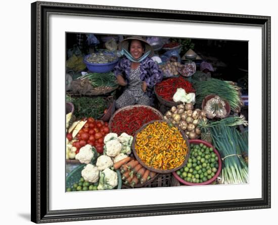 Dong Ba Market, Hue, Vietnam-Keren Su-Framed Photographic Print