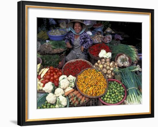 Dong Ba Market, Hue, Vietnam-Keren Su-Framed Photographic Print